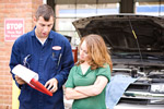 Woman and Mechanic