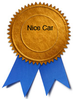 A blue ribbon award