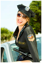 A female cop